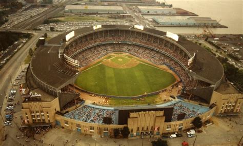 Outside Cleveland Indians Stadium - FREE SHIPPING 2 Cleveland Indians classic custom framed ...