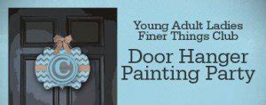Young Adult Ladies: Door Hanger Painting Party | Calvary Baptist Church