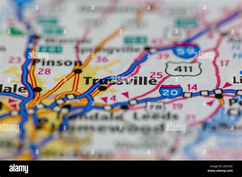 Map of trussville hi-res stock photography and images - Alamy