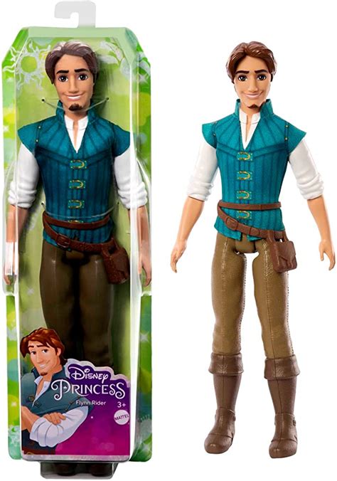 Amazon.com: Mattel Disney Princess Flynn Rider Fashion Doll in Hero ...