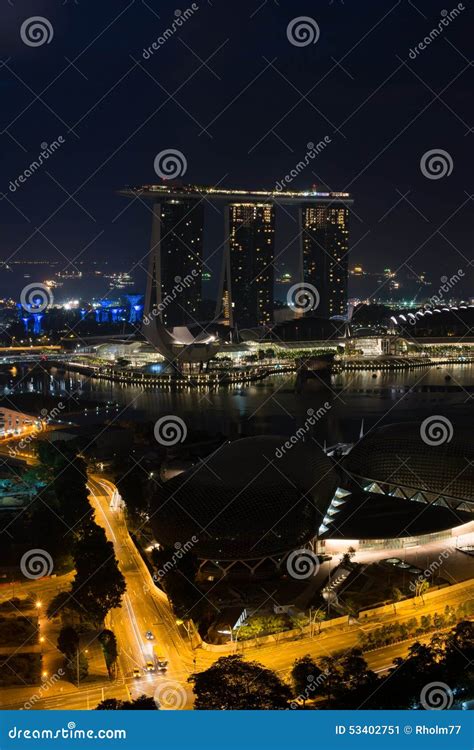 Marina Bay, Singapore stock image. Image of swissotel - 53402751