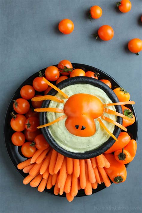 halloween veggie tray