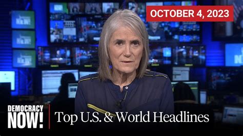 Top U.S. & World Headlines — October 4, 2023 - YouTube