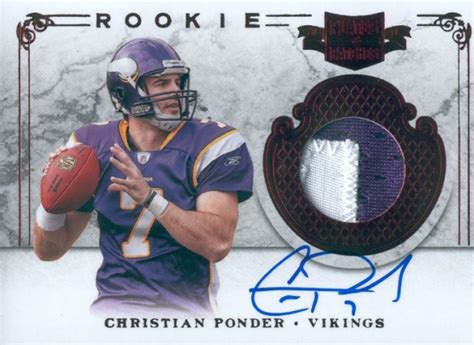 Christian Ponder Football Price Guide | Christian Ponder Trading Card Value – Beckett