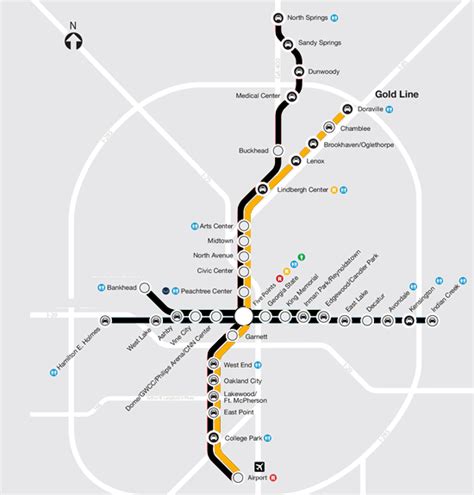 Gold Line Map | Color 2018