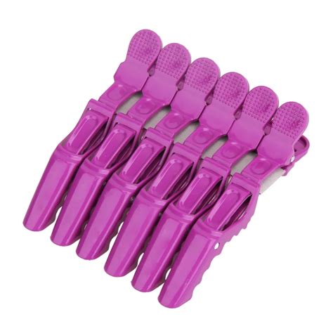 Fashion 6Pcs Professional Hairdressing Salon Section Hair Clips DIY ...