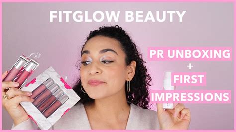 UNBOXING + FIRST IMPRESSIONS: FITGLOW BEAUTY | Lip Color Serums | Vegan Makeup | Giveaway CLOSED ...