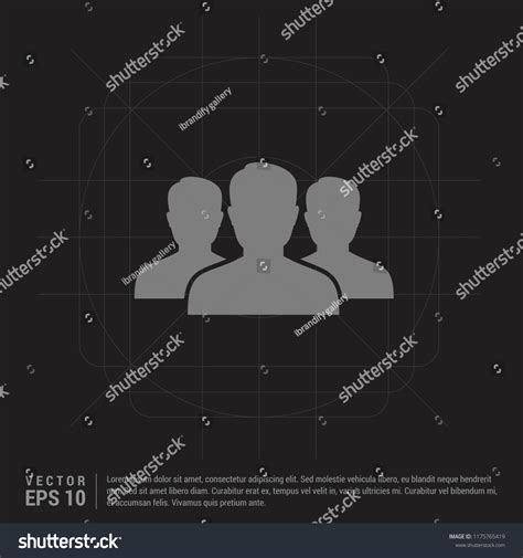 Group People Icon Black Creative Background Stock Vector (Royalty Free) 1175765419 | Shutterstock