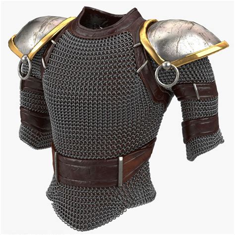 3D chain armour | Chainmail armor, Armor drawing, Armor concept