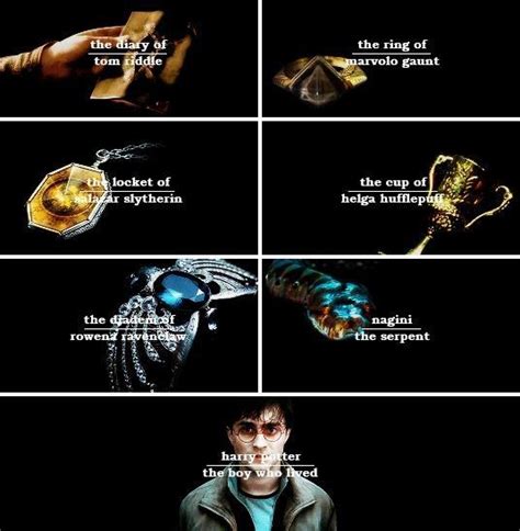 Harry finds out from his lessons that Voldemort used horcruxes, objects ...