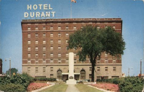 Hotel Durant Flint, MI Postcard