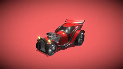 Red Car - 3D model by Simon (@turksimon2) [61a3b70] - Sketchfab