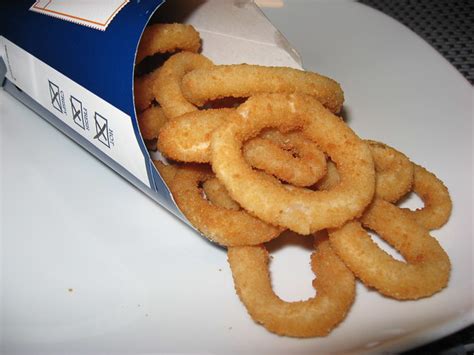 Burger King: Onion rings (close up) - a photo on Flickriver