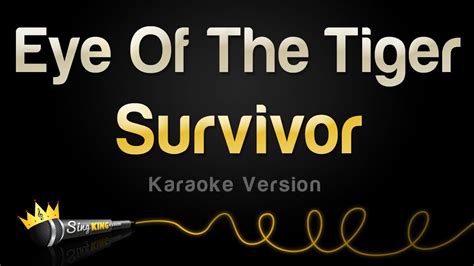 Survivor - Eye Of The Tiger (Karaoke Version) - YouTube