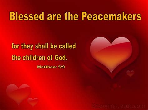 10 Bible verses about Peacemakers