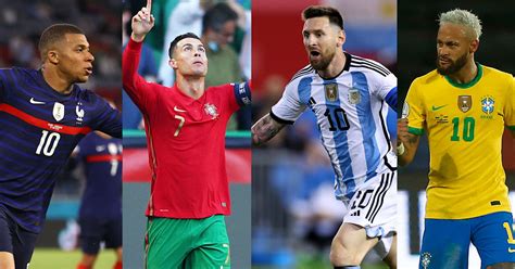 Cristiano Ronaldo, Lionel Messi, Neymar or Kylian Mbappe? Top 10 social media stars at the FIFA ...