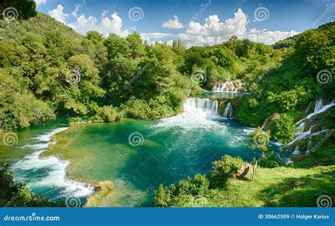 Krka Waterfalls (Krka National Park, Croatia) Stock Image - Image of water, waterfall: 30662509