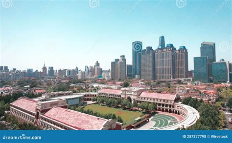 Aerial View of the Minyuan Stadium in Tianjin, China Editorial Stock ...