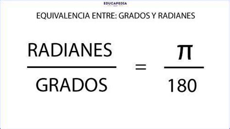 MEDIDA DE UN ÁNGULO (CONVERSIÓN DE GRADOS A RADIANES Y DE RADIANES A GRADOS) - Curso para la UNAM