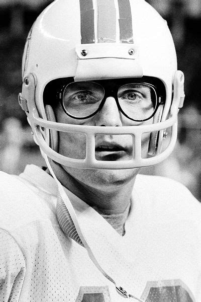 Miami Dolphins quarterback Bob Griese shows off his new glasses, 1977 ...