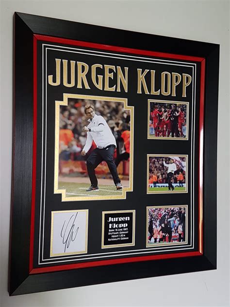 Jurgen Klopp Signature with Photo Montage Framed – Experience Epic