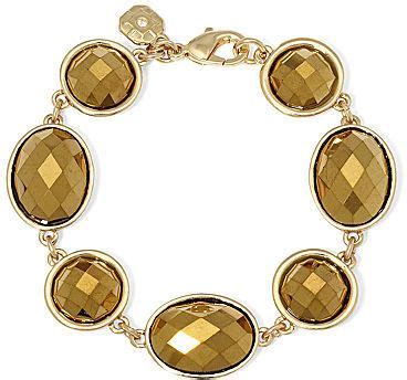 JCPenney MONET JEWELRY Monet Gold-Tone Metallic Flex Bracelet - ShopStyle Clothes and Shoes ...