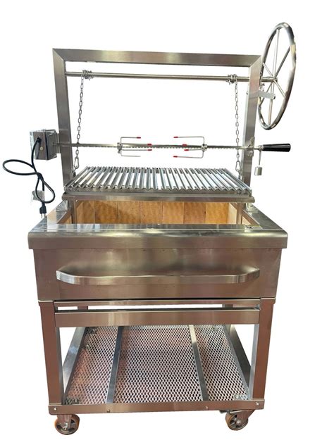 Texas Star Argentine Grill - 36" Santa Maria Style with Cart Stainless – Texas Star Grill Shop