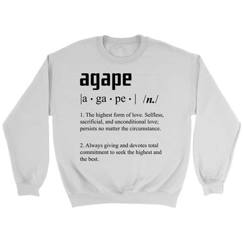 Agape love definition Christian hoodie | Faith hoodie - Christ Follower ...