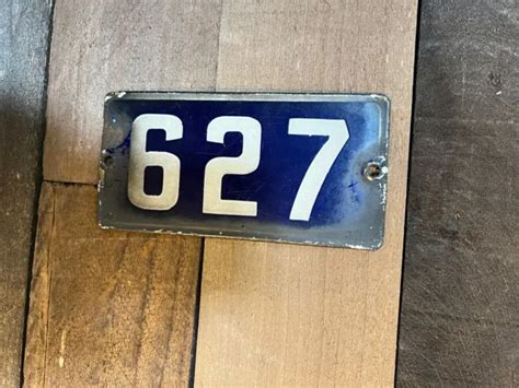 ANTIQUE PORCELAIN STREET / House Number Sign $119.99 - PicClick