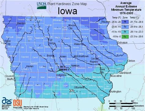 Iowa: Plant Hardiness Zones, Climate & Soil Conditions - The Scientific Gardener