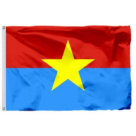 Southern Vietnam National Front For The Liberation Flag 90x150cm 3x5ft Banner 100d Polyester ...