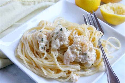 Creamy Lemon Pepper Chicken Spaghetti - The Bitter Side of Sweet