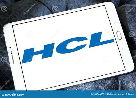 HCL Technologies logo editorial stock photo. Image of multinational - 101366783