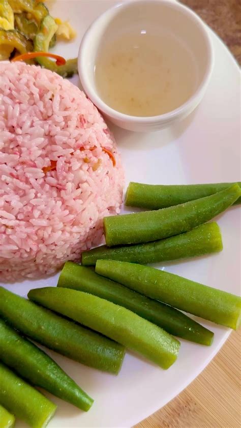 Bagoong rice and hindi mapait na ampalaya with egg..🥰 #simplebreakfast ...