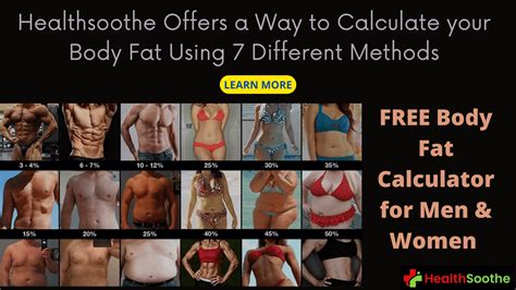 Body Fat Calculator For Men & Women | Cal Body Fat 7 Methods