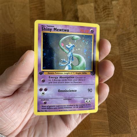 [OC] Shiny Mewtwo card made by me 😄 : r/pokemon