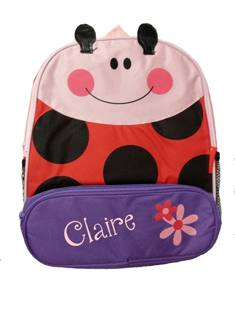 Personalized Ladybug Toddler Backpack. Personalized with Your