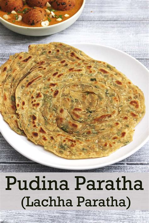 Pudina Paratha (Mint Paratha) - Spice Up The Curry