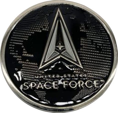 USSF Logo with Satellite Challenge Coin