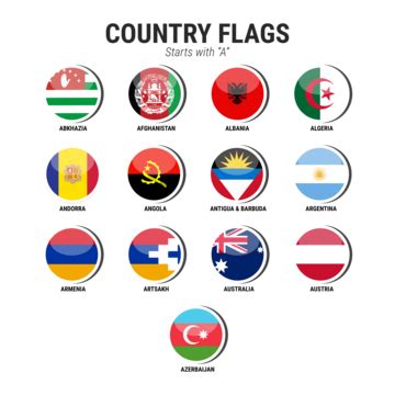 Triangle Country Flags Starts With A Letter Vector, Triangle, Flag ...