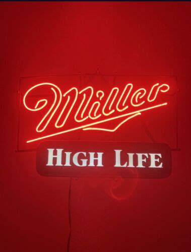 Vintage Miller High Life Neon Sign | Miller High Life Light Neon Sign