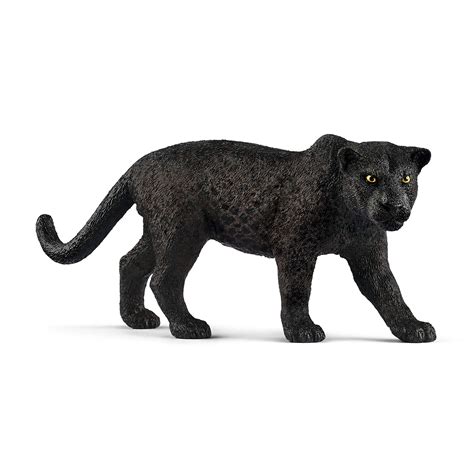 Buy SCHLEICH 14774 Black panther Wild Life Toy Figurine for children ...