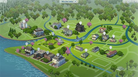 The Sims 4: World Map Visual Improvements!