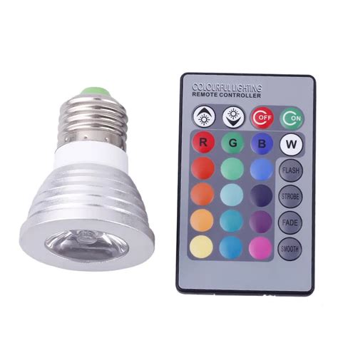 20x led buld e27 Room Magic Lighting LED Light Bulb RGB + Remote + 16 Different Colors + 5 Modes ...