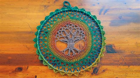 Mandala Crochet Wall Hanging [FREE Crochet Pattern+Photo Tutorial ...