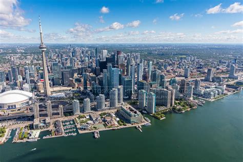 Aerial Photo | Toronto downtown waterfront