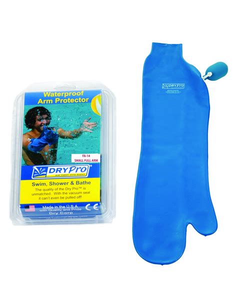 DryPro Waterproof Vacuum Sealed Full Arm Cast Cover, Small Waterproof ...