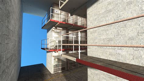 Alcatraz Block Cellhouse 3D Model $99 - .3ds .blend .c4d .fbx .max .ma .lxo .obj - Free3D