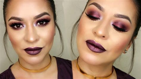 Plum Smokey Eye Valentines Makeup Tutorial | Morphe x Kathleen Lights ...