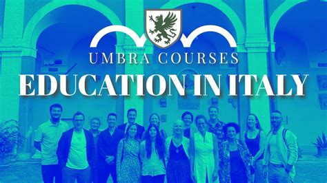 Unveiling Umbra Courses: Education in Italy - Seminar and Practicum - YouTube